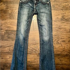 Miss Me Dark Blue Flare Jeans